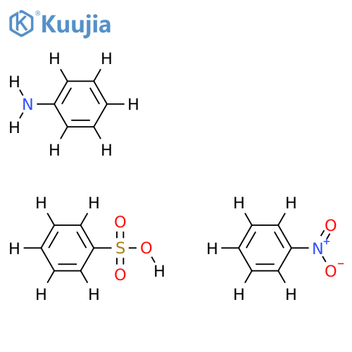 Benzenesulfonic acid, mono-C10-14-alkyl derivs., compds. with neutralized aniline-nitrobenzene reaction products structure