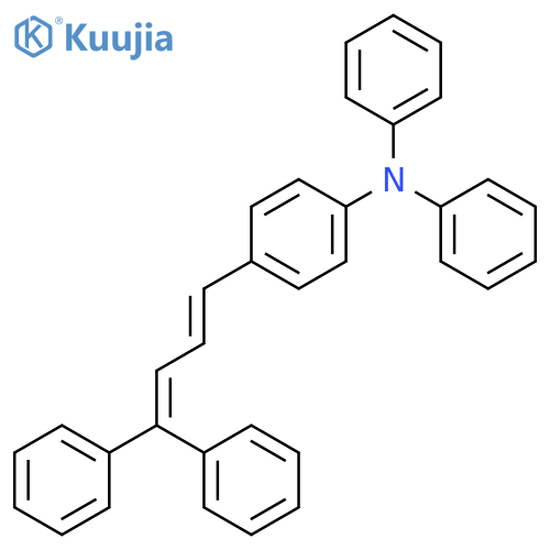 Benzenamine, 4-(4,4-diphenyl-1,3-butadienyl)-N,N-diphenyl- structure