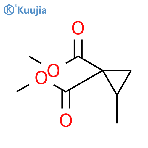 1,1-dimethyl 2-methylcyclopropane-1,1-dicarboxylate structure