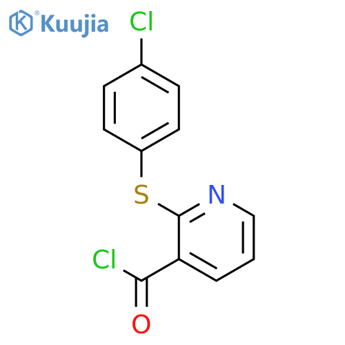 2-(4-Chlorophenyl)thiopyridine-3-carbonyl chloride structure