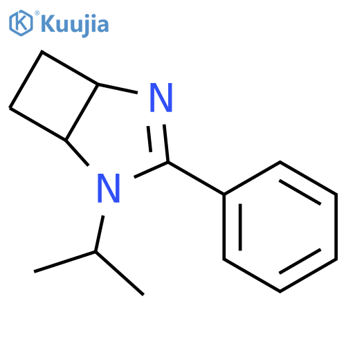 2,4-Diazabicyclo[3.2.0]hept-2-ene, 4-(1-methylethyl)-3-phenyl- structure