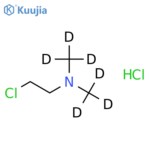 2-Chloro-N,N-dimethylethylamine-d6 Hydrochloride structure