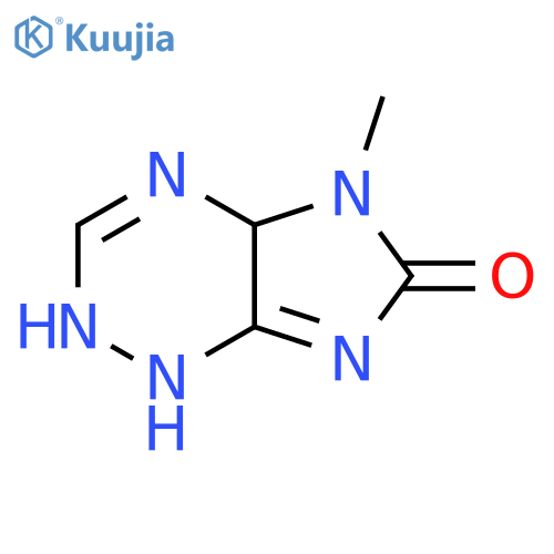 1,2,4a,5-tetrahydro-5-methyl-6H-Imidazo[4,5-e]-1,2,4-triazin-6-one structure