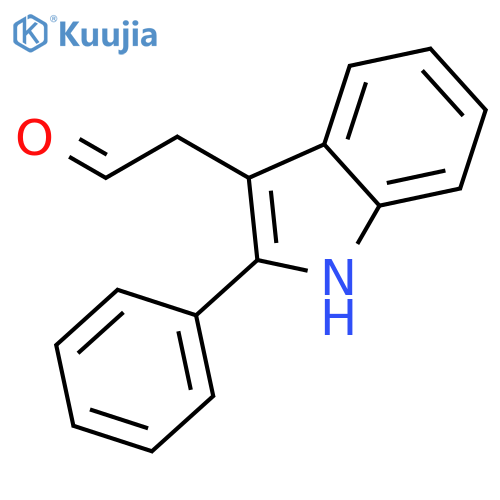 2-(2-phenyl-1H-indol-3-yl)acetaldehyde structure