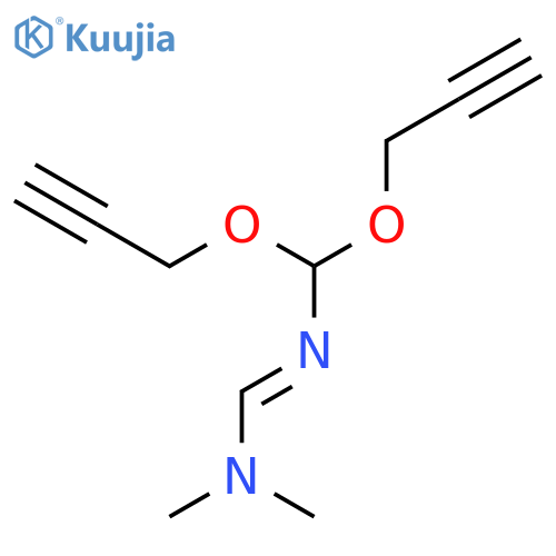 Methanimidamide, N'-[bis(2-propynyloxy)methyl]-N,N-dimethyl- structure