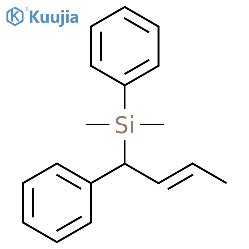 Silane, dimethylphenyl[(2E)-1-phenyl-2-butenyl]- structure