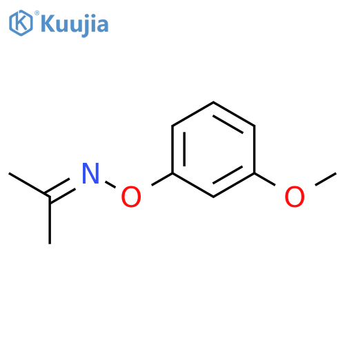 2-Propanone, O-(3-methoxyphenyl)oxime structure