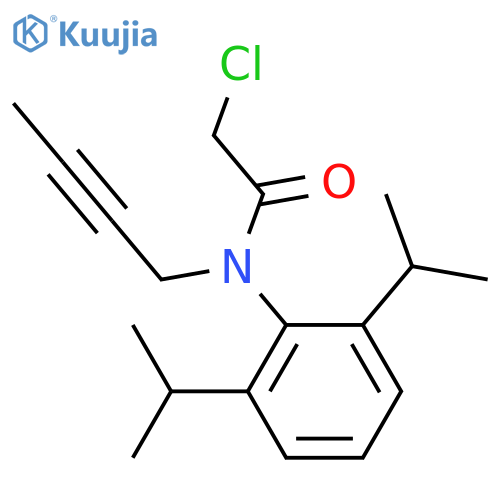 Acetamide, N-[2,6-bis(1-methylethyl)phenyl]-N-2-butynyl-2-chloro- structure