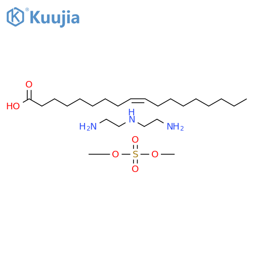 9-Octadecenoic acid (Z)-, reaction products with diethylenetriamine, di-Me sulfate-quaternized structure