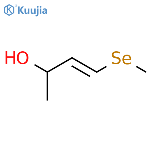 3-Buten-2-ol, 4-(methylseleno)-, (E)- structure