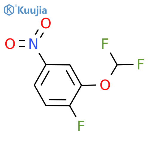 2-(Difluoromethoxy)-1-fluoro-4-nitrobenzene structure
