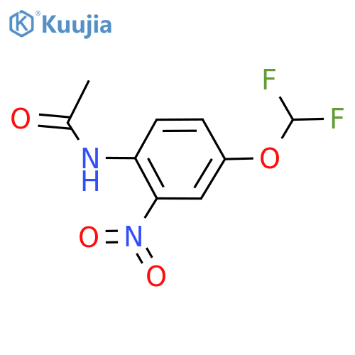 N-(4-Difluoromethoxy-2-nitrophenyl)acetamide structure