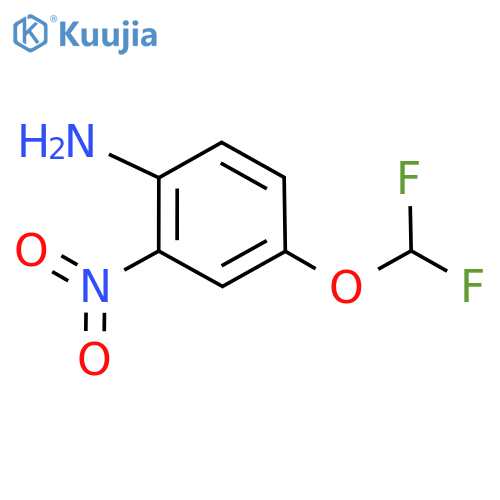 4-(difluoromethoxy)-2-nitroaniline structure