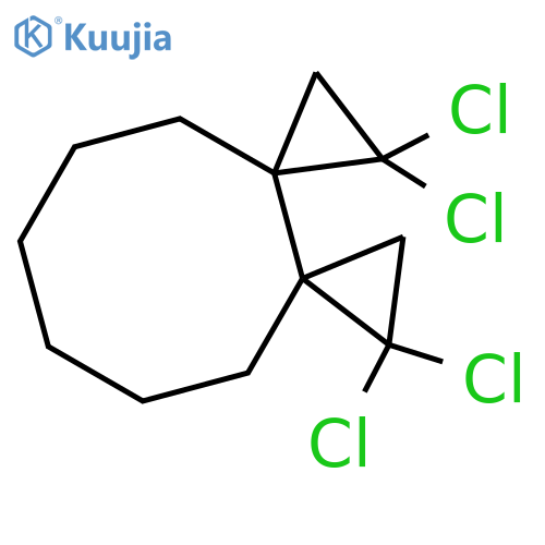 Dispiro[2.0.2.6]dodecane, 1,1,5,5-tetrachloro- structure