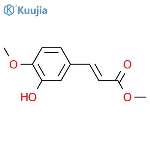 (2E)-3-(3-Hydroxy-4-methoxyphenyl)-2-propenoic Acid Methyl Ester structure