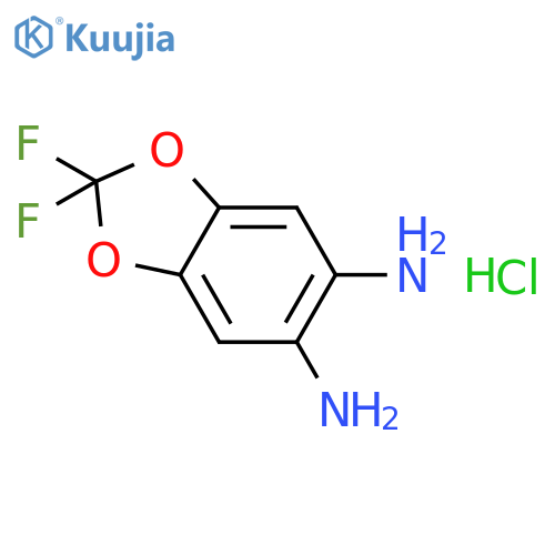 5,6-DIAMINO-2,2-DIFLUOROBENZODIOXOLE, DIHYDROCHLORIDE structure