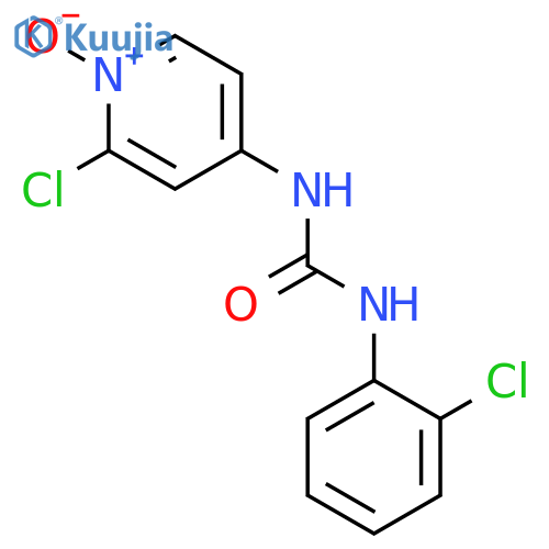 Urea, N-(2-chloro-1-oxido-4-pyridinyl)-N'-(2-chlorophenyl)- structure