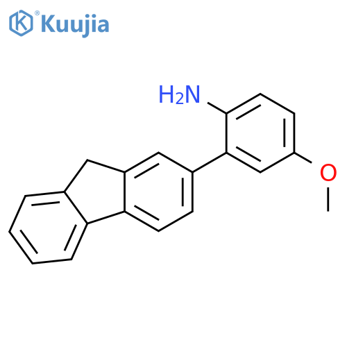 Benzenamine, 9H-fluoren-2-yl-4-methoxy- structure