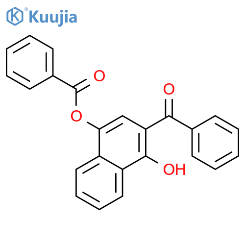 Methanone, [4-(benzoyloxy)-1-hydroxy-2-naphthalenyl]phenyl- structure