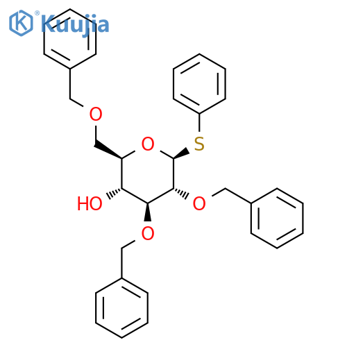 Phenyl 2,3,6-tri-O-benzyl-b-D-thioglucopyranoside structure