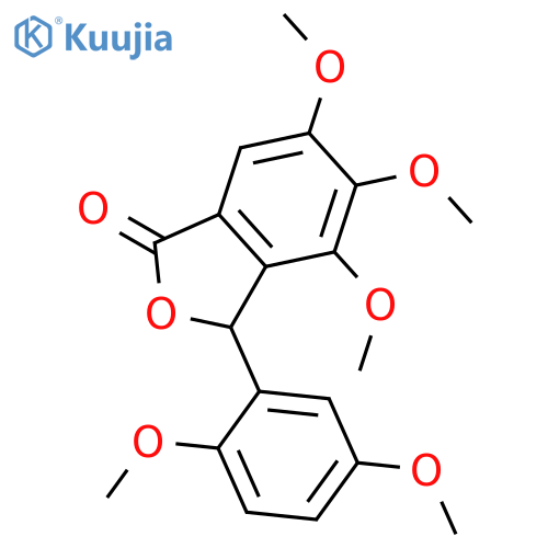 1(3H)-Isobenzofuranone, 3-(2,5-dimethoxyphenyl)-4,5,6-trimethoxy- structure