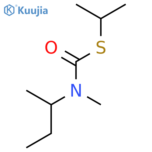 Carbamothioic acid, methyl(1-methylpropyl)-, S-(1-methylethyl) ester structure