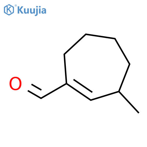 1-Cycloheptene-1-carboxaldehyde, 3-methyl- structure