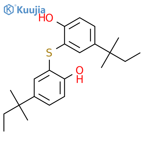 Phenol,2,2'-thiobis[4-(1,1-dimethylpropyl)- structure