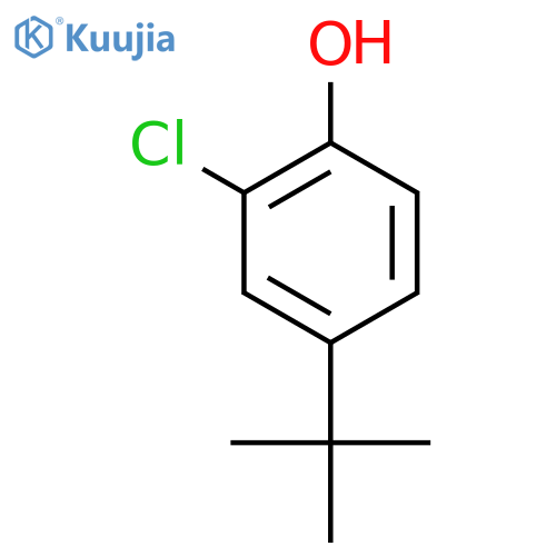 4-tert-Butyl-2-chlorophenol (Technical Grade) structure