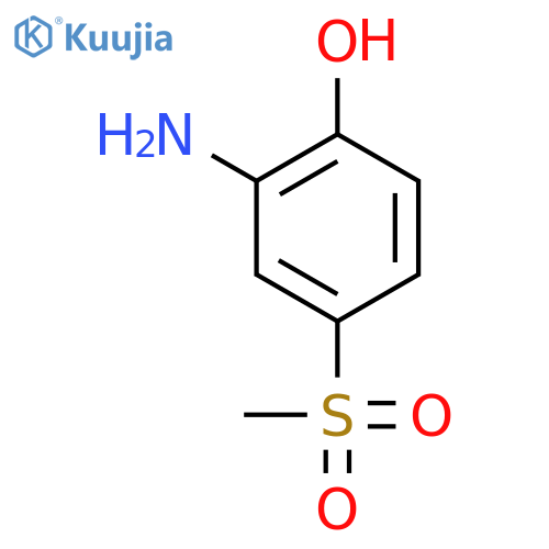 2-amino-4-methylsulfonyl-phenol structure