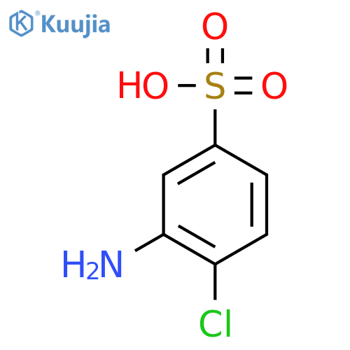 3-Amino-4-chlorobenzenesulfonic acid structure