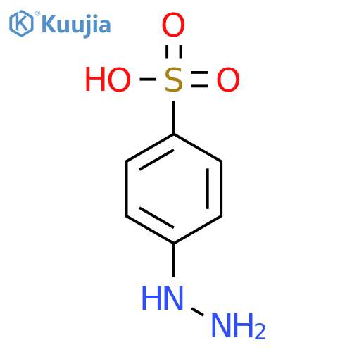 4-hydrazinylbenzene-1-sulfonic acid structure