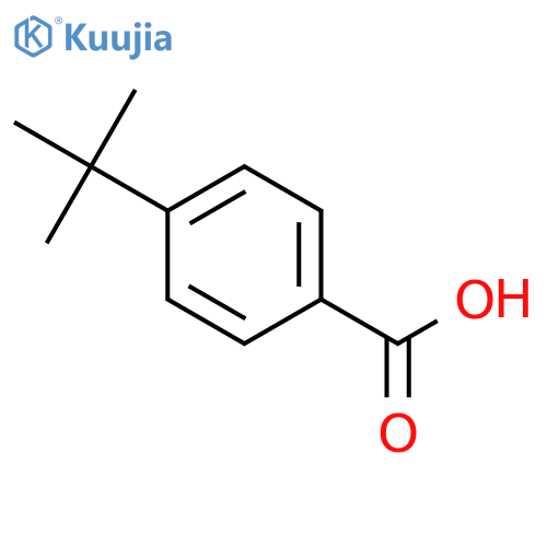 4-Tert-Butylbenzoic acid structure