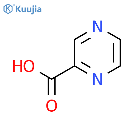 2-Pyrazinecarboxylic acid structure
