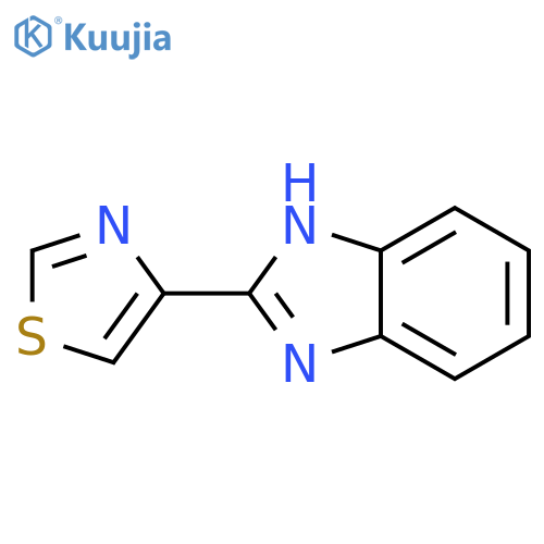 2-(1,3-thiazol-4-yl)-1H-benzoimidazole structure