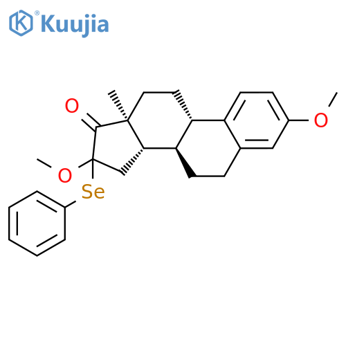 Estra-1,3,5(10)-trien-17-one, 3,16-dimethoxy-16-(phenylseleno)- structure