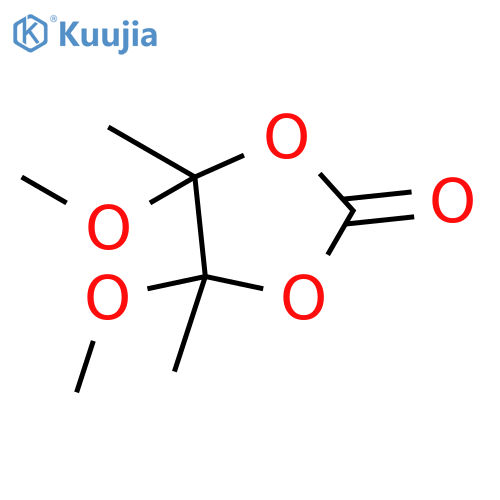1,3-Dioxolan-2-one, 4,5-dimethoxy-4,5-dimethyl- structure