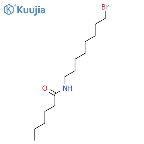 Hexanamide, N-(8-bromooctyl)- structure