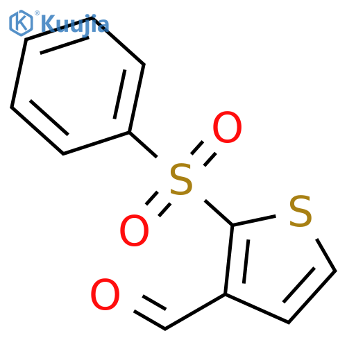 3-Thiophenecarboxaldehyde, 2-(phenylsulfonyl)- structure