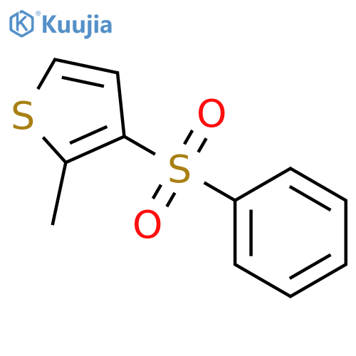 Thiophene, 2-methyl-3-(phenylsulfonyl)- structure