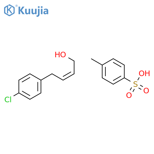 2-Buten-1-ol, 4-(4-chlorophenyl)-, 4-methylbenzenesulfonate, (Z)- structure
