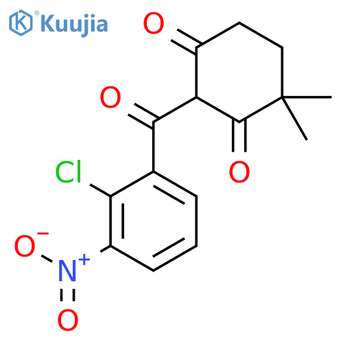 1,3-Cyclohexanedione, 2-(2-chloro-3-nitrobenzoyl)-4,4-dimethyl- structure