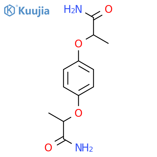 Propanamide, 2,2'-[1,4-phenylenebis(oxy)]bis- structure