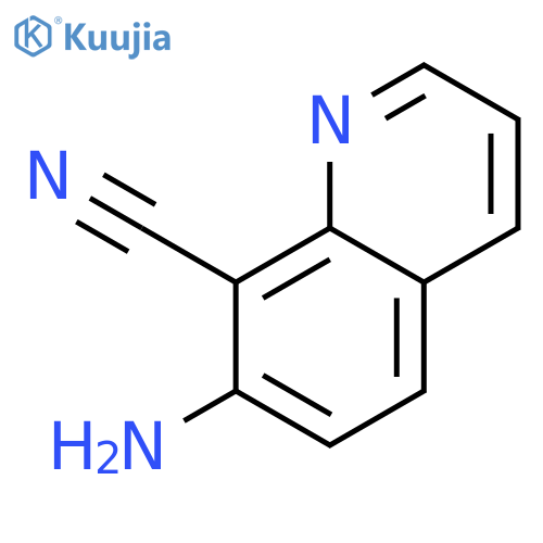 7-amino-8-Quinolinecarbonitrile structure