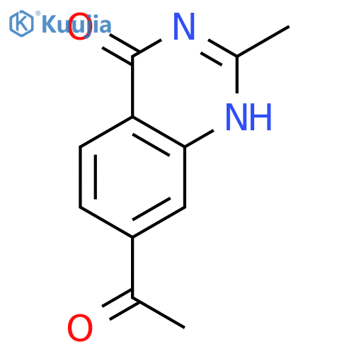 4(1H)-Quinazolinone, 7-acetyl-2-methyl- structure