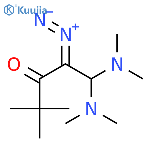3-Pentanone, 2-diazo-1,1-bis(dimethylamino)-4,4-dimethyl- structure