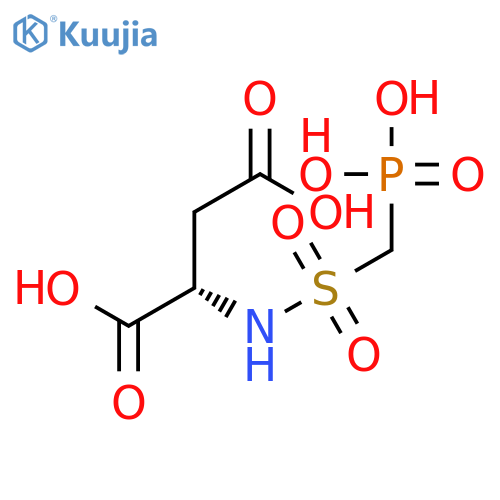 L-Aspartic acid, N-[(phosphonomethyl)sulfonyl]- structure