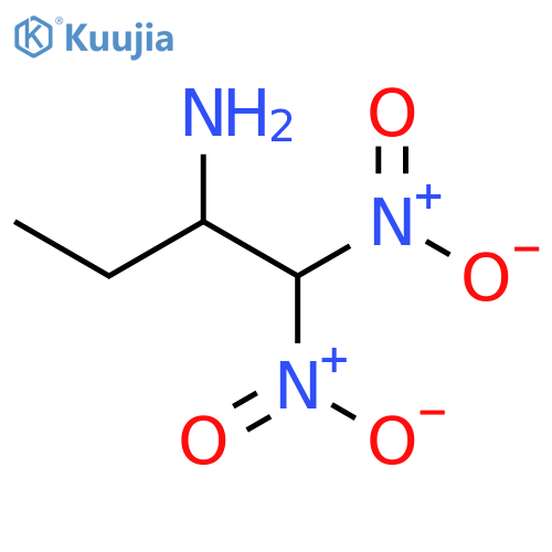 2-Butanamine,1,1-dinitro- structure