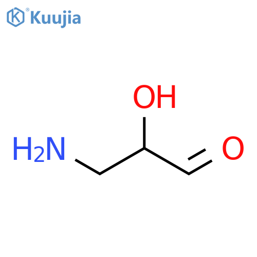 Propanal, 3-amino-2-hydroxy- structure