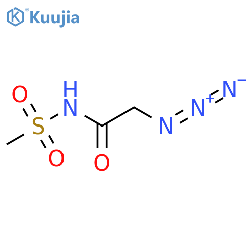 2-azido-N-methanesulfonylacetamide structure